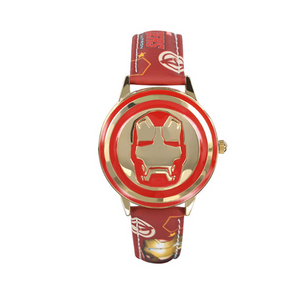 Creative Iron Man Marvel Avengers Stark Watch Flip Quartz Boy Child