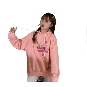 Japanese Strawberry Hoodie