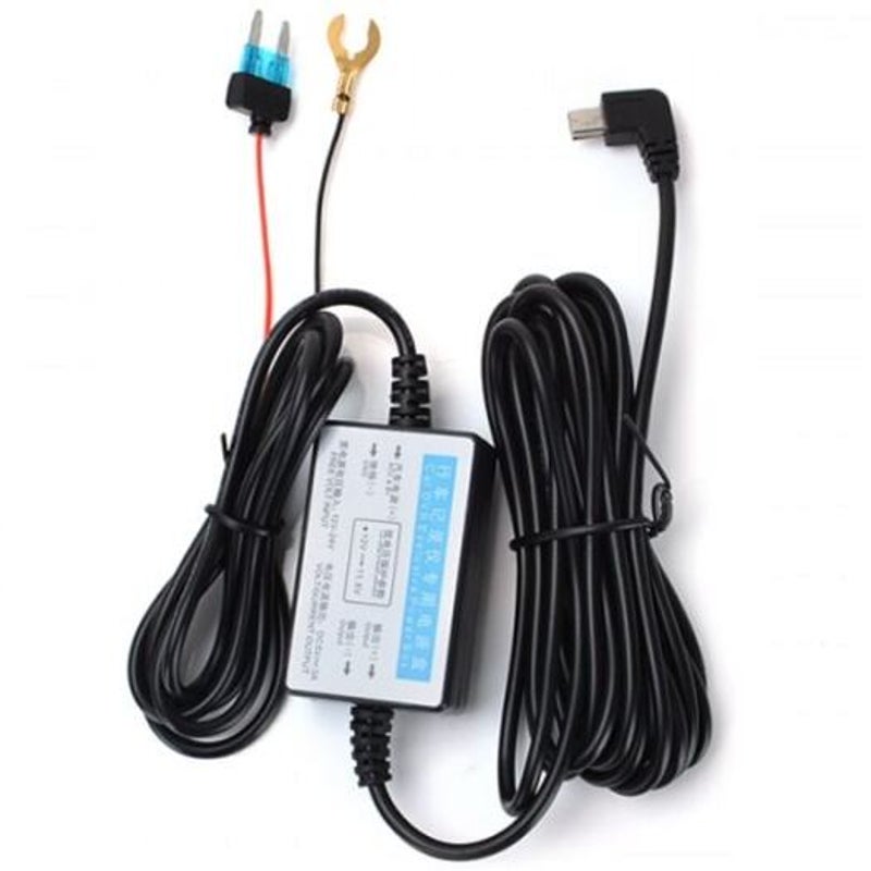 F20 Dc 12 / 24V 5V 2.5A 3M Mini Usb Hard Wire Kit For Dash Cam Rearview Mirror Camera Gps Car Charger Auto Charging Hour