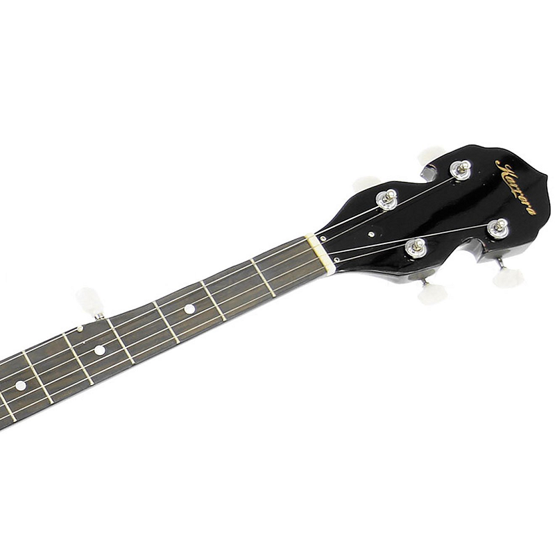 Karrera 5 String Resonator Banjo - Black