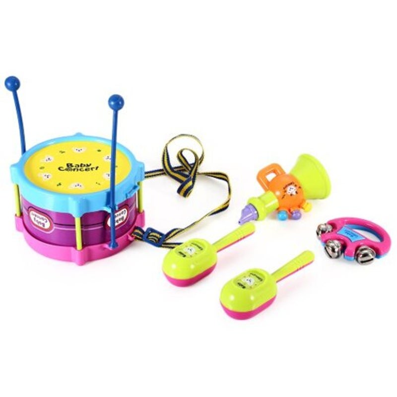 Kids Drum Rattles Educational Game Toy Set