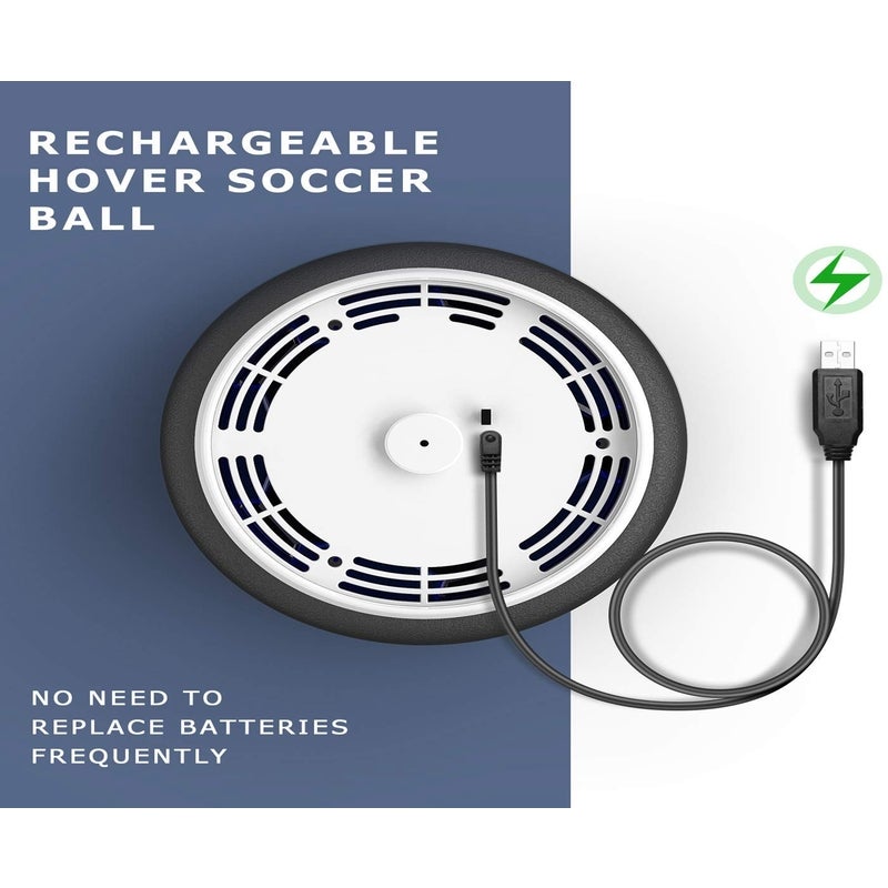 Rechargeable Hover Soccer Ball Foam Bumper Led Lights Indoor Toys Sports Game