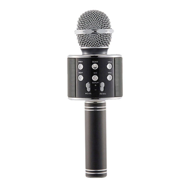 Kids Portable Bluetooth Wireless Karaoke Microphone With Led Lights