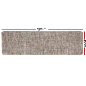 Artiss Kitchen Mat 45X150cm Textilene Floor Rug Carpet Non-Slip