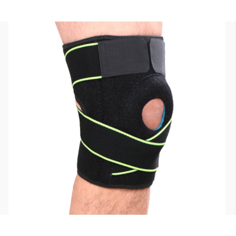 Knee Brace With Side Stabilizers Patella Gel Pads For Support