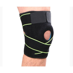 Knee Brace With Side Stabilizers Patella Gel Pads For Support