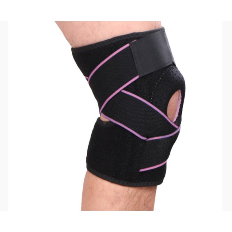 Knee Brace With Side Stabilizers Patella Gel Pads For Support