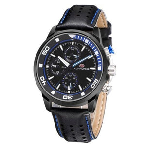 1009 Men's Sports Multi Function Watch Waterproof Calendar Blue