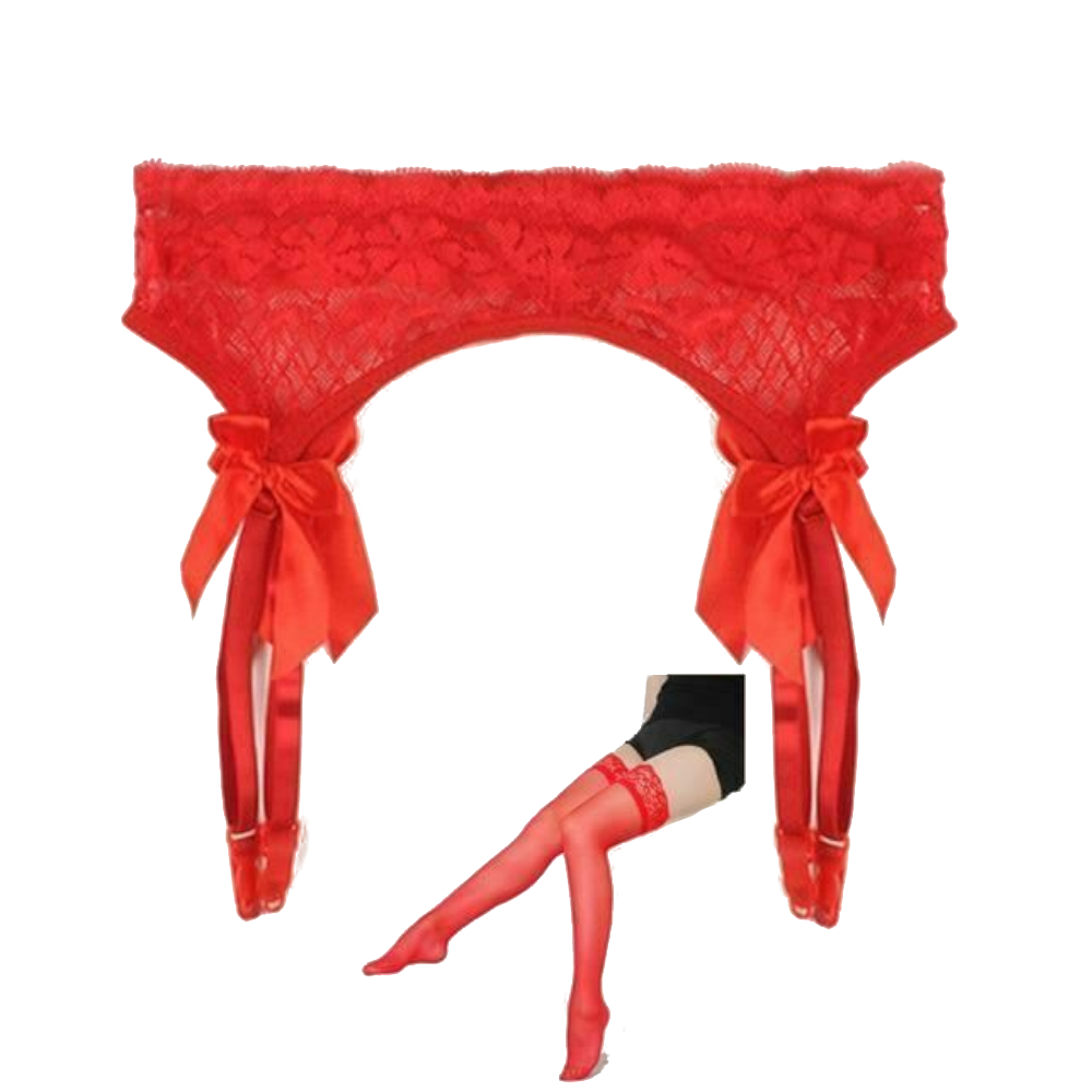 Lace Top Stockings Plus Garter Belt Women Erotic Lingerie Hosiery Bdsm Fetish