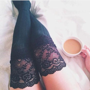 Lace Over Knee Stockings Thigh Highs For Skirts Dresses Kawaii Fashion