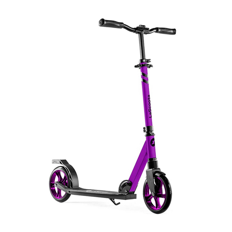 Lascoota Pulse Kick Push Commuter Scooter Teen Adult Plum