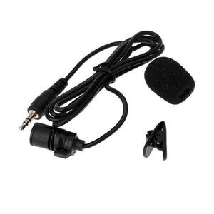 Lavalier Clip Metal Stereo Microphone 3.5Mm With Collar For Lound Speaker Computer Pc Laptop