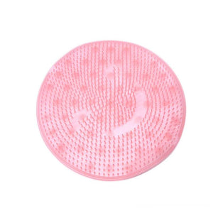 Foot Care Lazy Bath Massage Pad Silicone Bathroom Shower Non Slip Scrubber Clean Mat