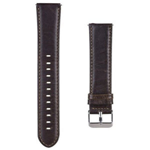 Leather Watch Band Strap For Samsung Gear S2 Classic / Sport Ticwatch E Deep Coffee