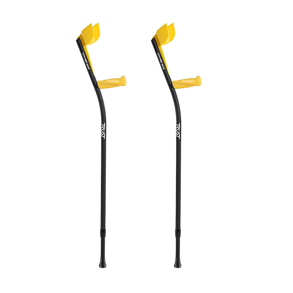 Let's Twist Again Ergonomic Crutches X 2 - Yellow