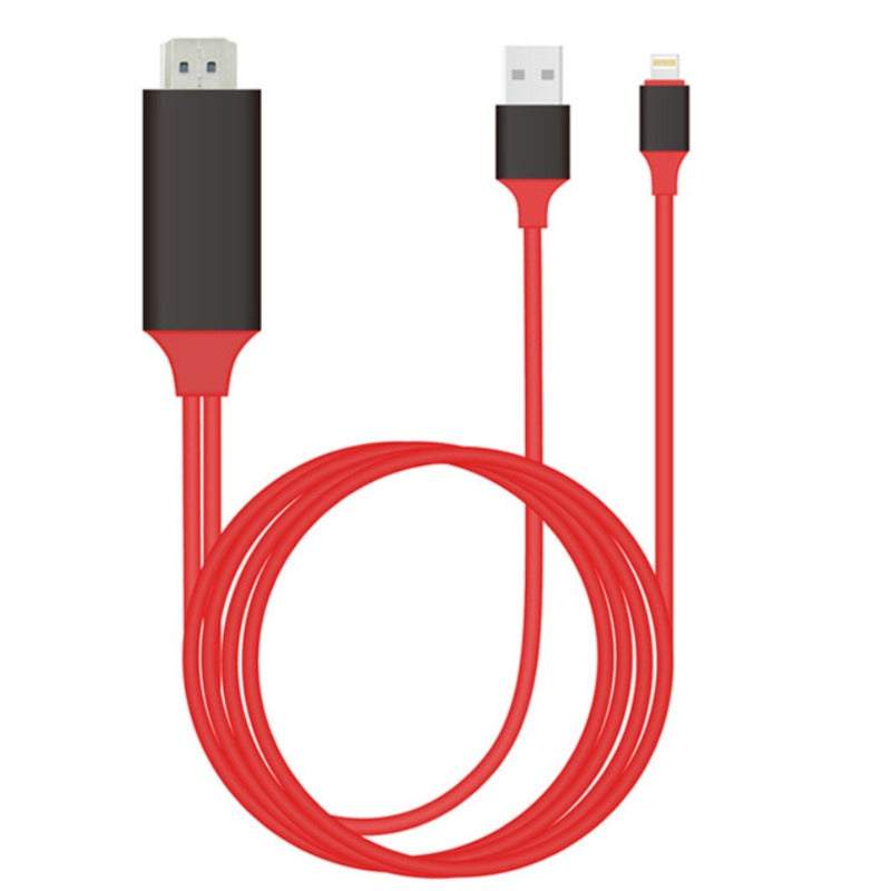 Network Cards Adapters Lightning To Hdmi Cable 1080P Digital Av Adaptor Connector Cord For Iphone Xs Max Xr 7 6 Plus Ipa