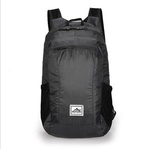 Lightweight Portable Foldable Backpack Black