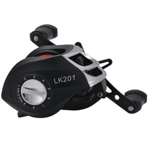 Lizard Lk201 Magnetic Brake 171 Bearing Fishing Reel Dripping Wheel Black Left Hand