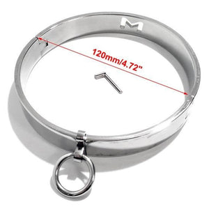 House Of Dasein Locking Metal Collar Bdsm Slave Play Bondage Kink Fetish Restraints