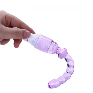 House Of Dasein Silicone Jelly Anal Beads Vibrator Butt Plug Bdsm Flexible Waterproof