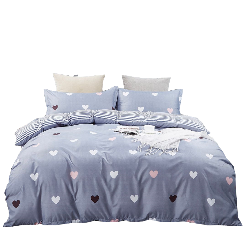 Love Heart Quilt/Duvet Cover Set