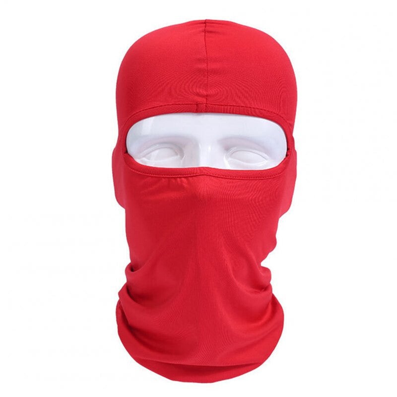 Lycra Fabrics Ski Face Mask Motorcycle Cycling Bike Skateboard Balaclava Red