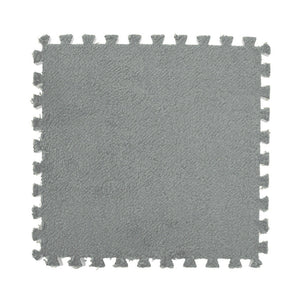 Splicing Mat Grey 30X30cm 12Pcs Foam Floor Non Slip Household Living Room