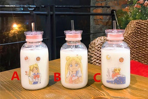 Magical Girl Glass Bottles Kawaii Ddlg Littles