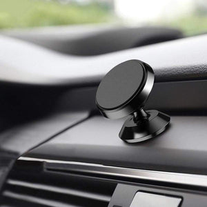 Car Phone Holders Magnetic Dashboard Mobile Stand Cell 360 Degree Rotation Strong For Smartphones Accessories Black