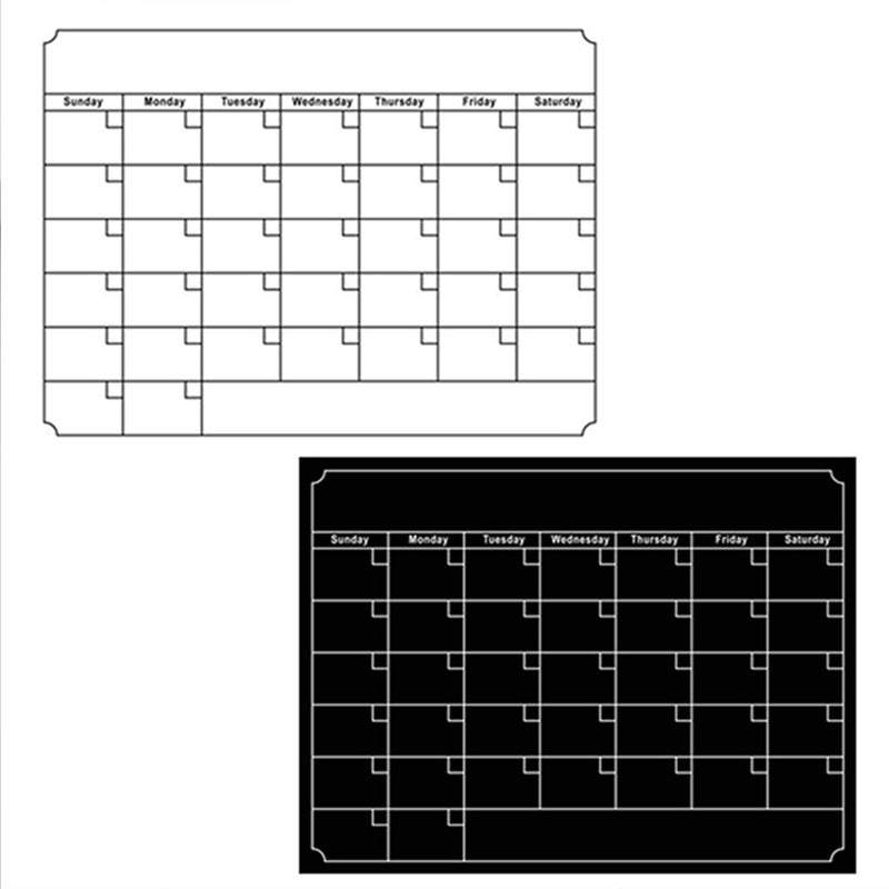 Fridge Parts Accessories Magnetic Refrigerator Calendar Sticker Board