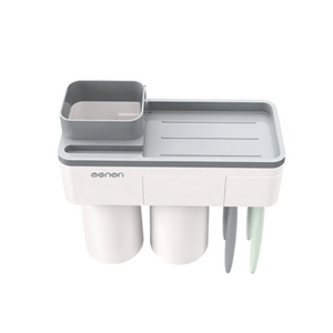 Hod Health And Home Magnetic Toothbrush Holder Wall Mount Bathroom Storage Shelf