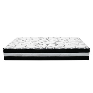 Giselle Bedding Mykonos Euro Top Pocket Spring Mattress 30Cm Thick Single