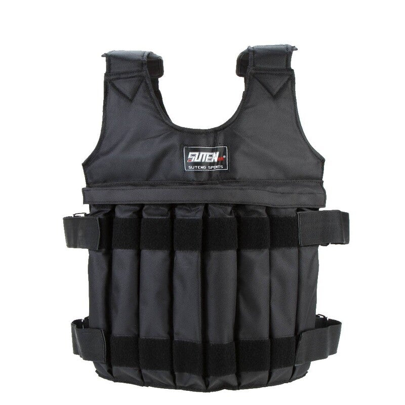 Max Loading 20Kg Adjustable Weighted Vest Jacket Exercise Boxing Training Waistcoat Invisible Weightloading Sand Clothin