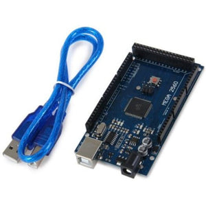 Mega 2560 R3 Upgrade Board Module With Free Usb Cable For Arduino Blue And Black