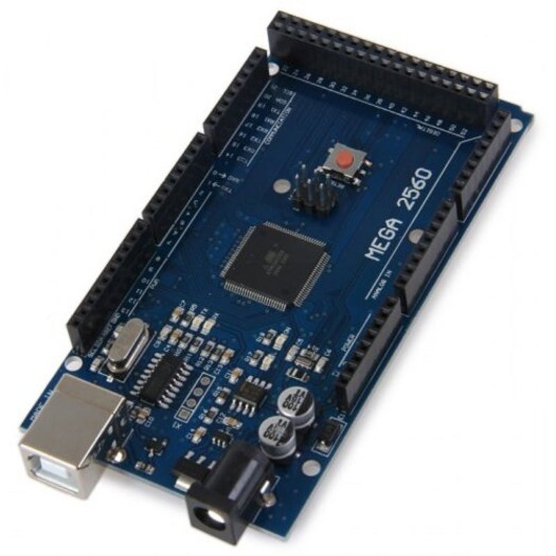 Mega 2560 R3 Upgrade Board Module With Free Usb Cable For Arduino Blue And Black