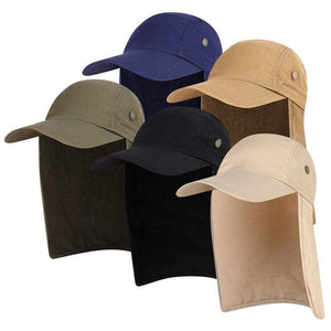 Fishing Tackle Men And Women Sun Protection Cap Army Black