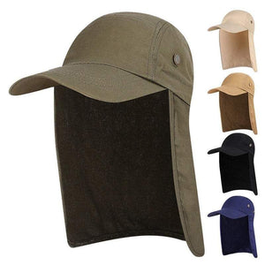 Fishing Tackle Men And Women Sun Protection Cap Army Black