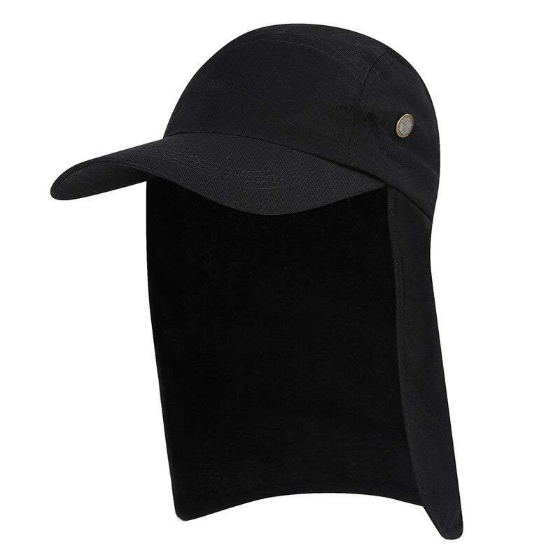 Fishing Tackle Men And Women Sun Protection Cap Army Black