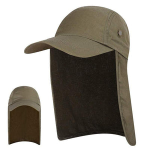 Fishing Tackle Men And Women Sun Protection Cap Army Green