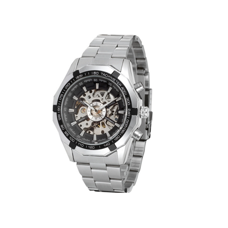 Veile Studios Men Full Automatic Mechanical Skeleton Watch