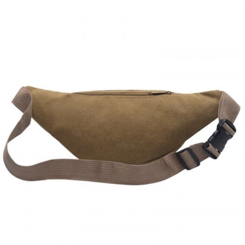 Men's Pockets Outdoor Multi Purpose Vintage Canvas Waist Pack Chest Bag