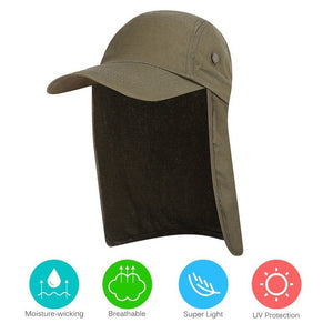 Men Upf 50 Sun Protection Cap Dark Blue