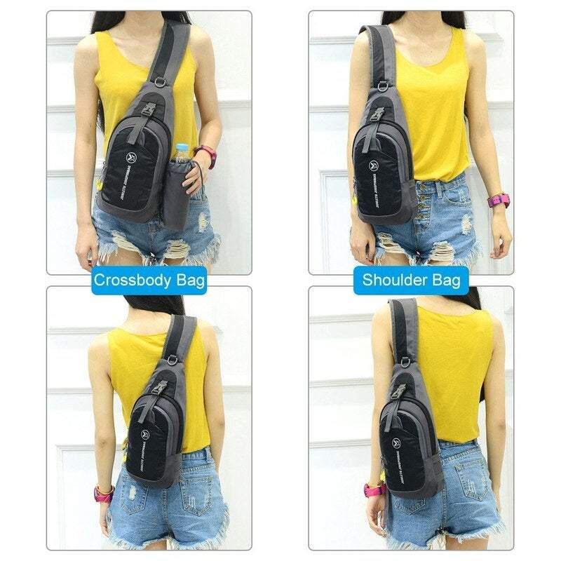 Backpacks Unisex Sling Crossbody Shoulder Bag Travel Sports Gym