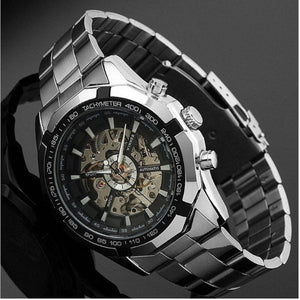 Veile Studios Men Full Automatic Mechanical Skeleton Watch