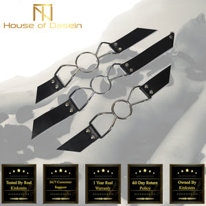 House Of Dasein Metal Open Mouth Ring Gag Bondage Kink Fetish Restraints