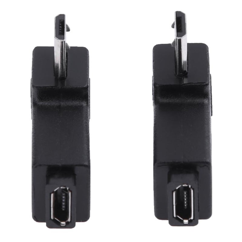 Micro Adapter Usb 90 Degree Female To Male Connector Leftright Angle