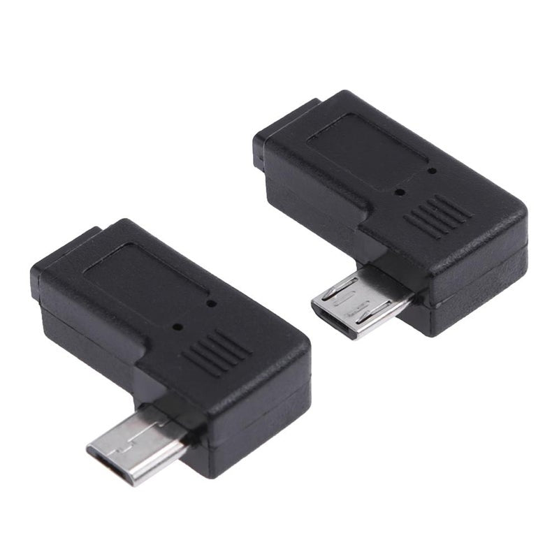 Micro Adapter Usb 90 Degree Female To Male Connector Leftright Angle