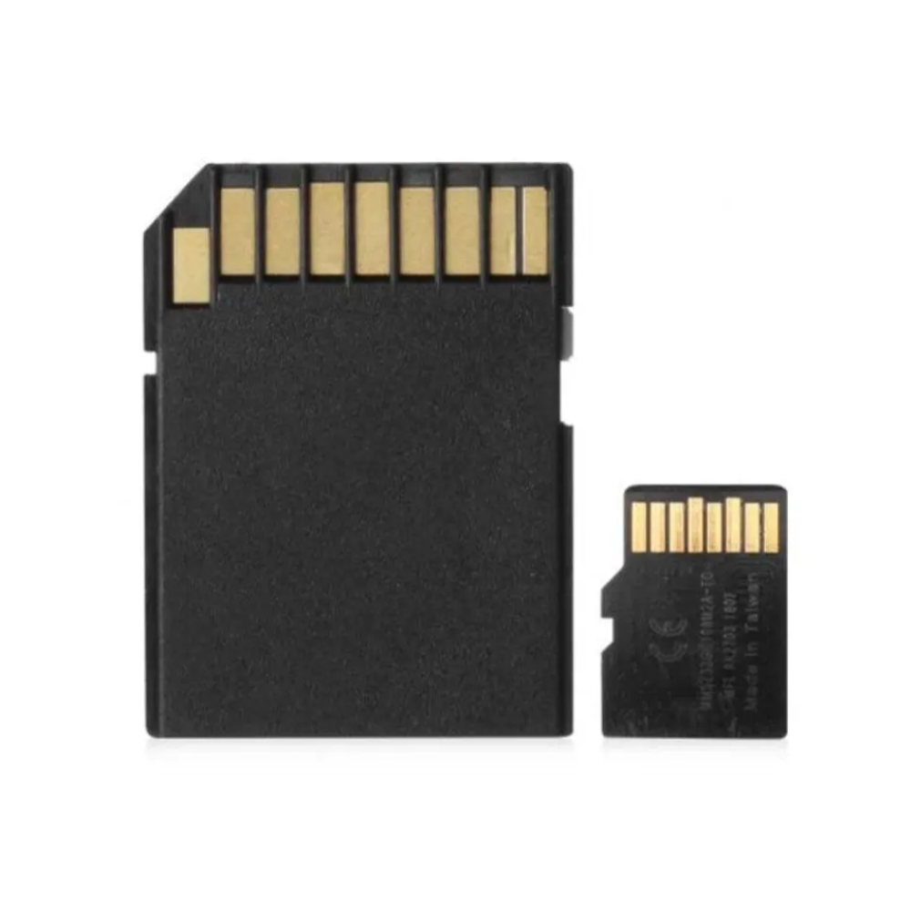 Micro Sd / Tf Card With Sleeve 15Mb 8Gb Black