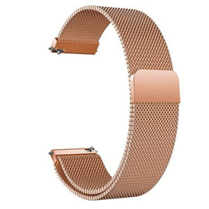 Milanese Watch Mesh Loop Stainless Steel Breathable And Confortable Band Strap For Samsung Galaxy 42Mm Rose Gold