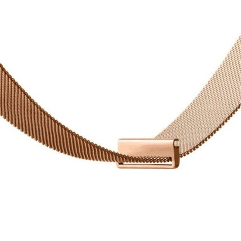 Milanese Watch Mesh Loop Stainless Steel Breathable And Confortable Band Strap For Samsung Galaxy 42Mm Rose Gold